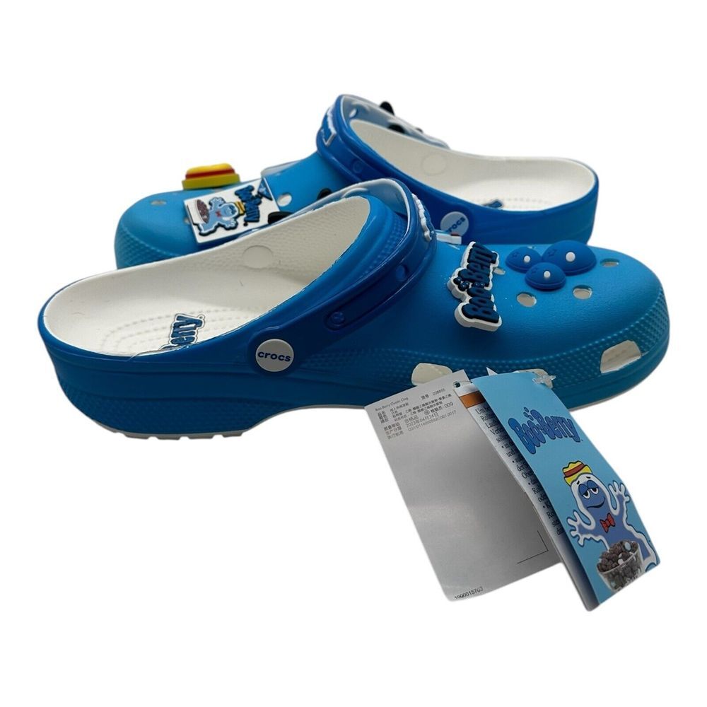 Crocs x General Mills Boo Berry Classic Clogs Shoes Men's‎ Size 12 Blue Cereal - Picture 5 of 7